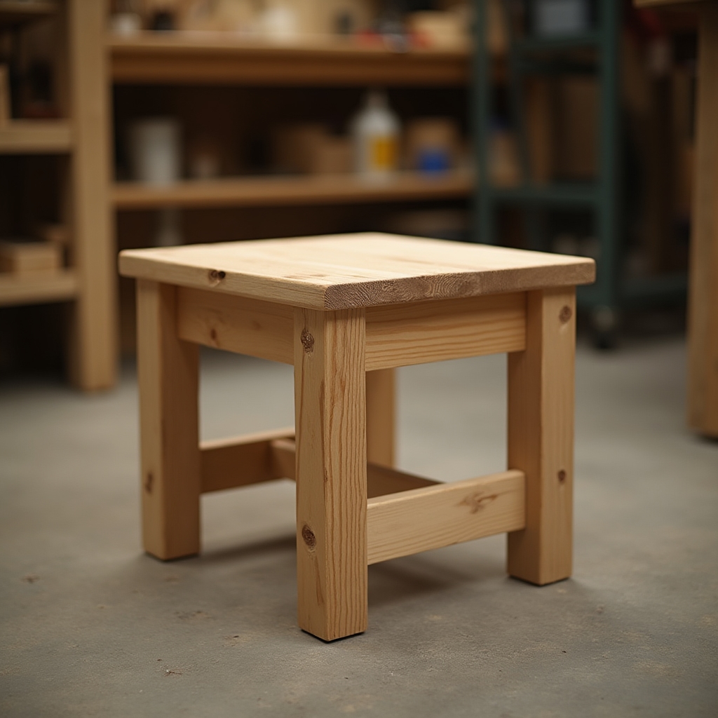 Piccolo arredo in legno realizzato durante il corso pratico di falegnameria domestica